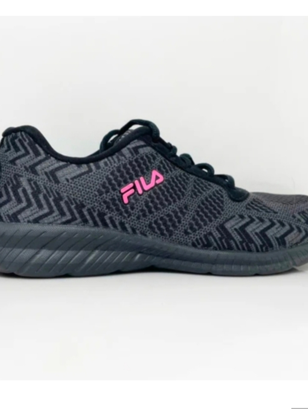 FILA Womens Memory Foam 5RM00254-974 Gray Running Shoes Size 10